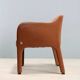 Busnelli System vintage armchair in leather, foam, 2000s design