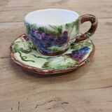 Slip cup and saucer