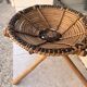 African rattan low stool