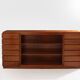 Large modernist cabinet with two doors in mahogany from around 1940.