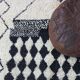 Tapis Bebère Noir et blanc - 275 x 193 cm