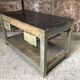Patinated central island