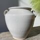 White ceramic flowerpot
