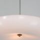 Space Age Italian Plexiglass and Brass Chandelier, 1970s