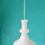 Opal glass pendant lamp by Mickael Bang for Holmegard. Denmark 1972