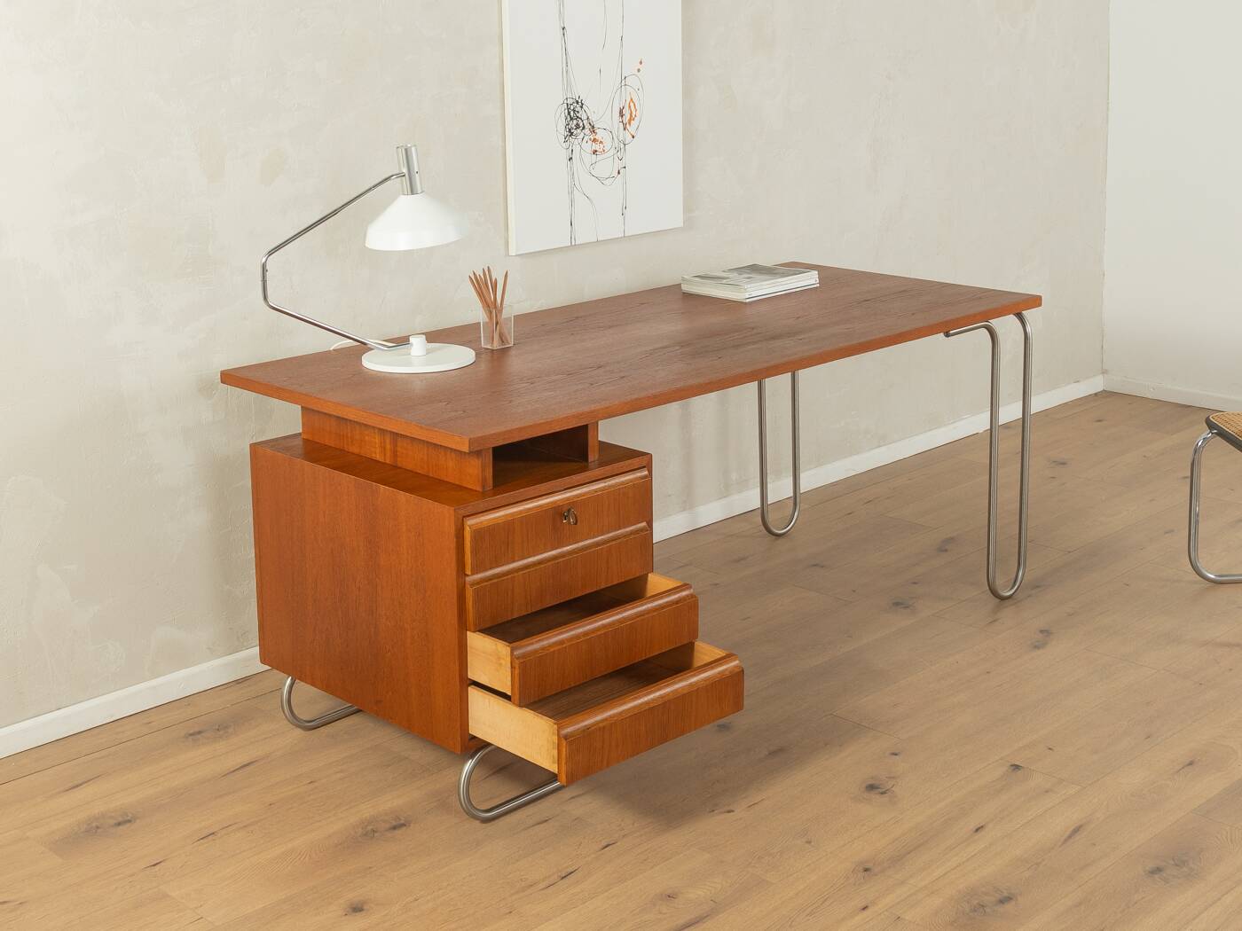 1950s desk, Oldenburger Möbelwerkstätten