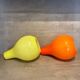 Suspensions x 2 - vintages en opaline - année 70