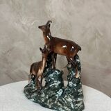 Ceramic Chamois Statue