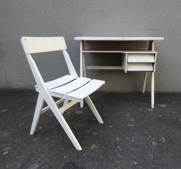 bureau scandinave pieds compas pour enfant