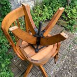 Pair of Baumann rotating screw chairs 1960