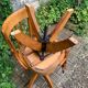 Pair of Baumann rotating screw chairs 1960
