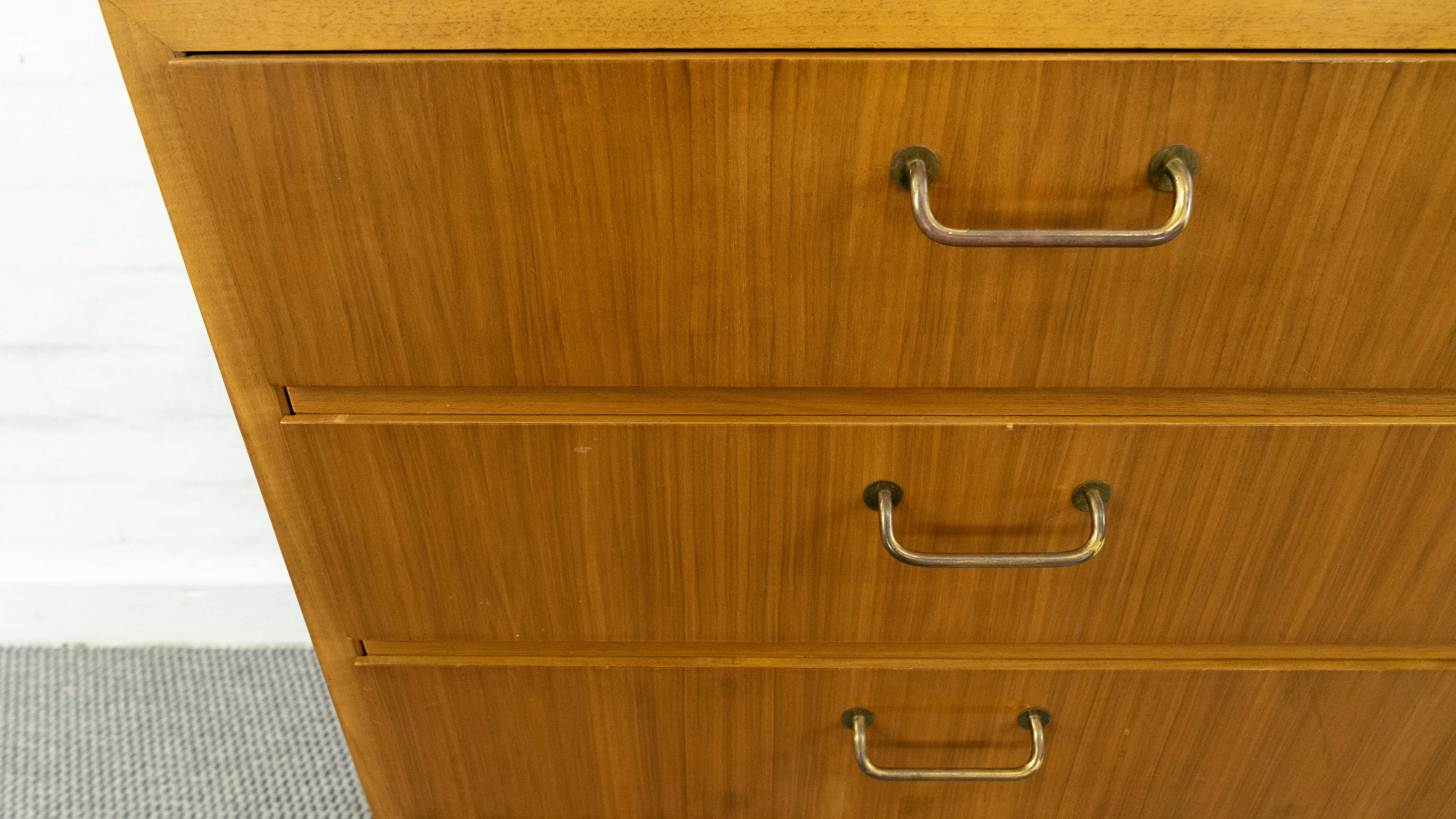 Vintage mid century bar cabinet by ernst behr, germany 1950s