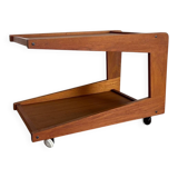 Vintage Danish bar trolley in teak