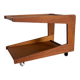 Vintage Danish bar trolley in teak