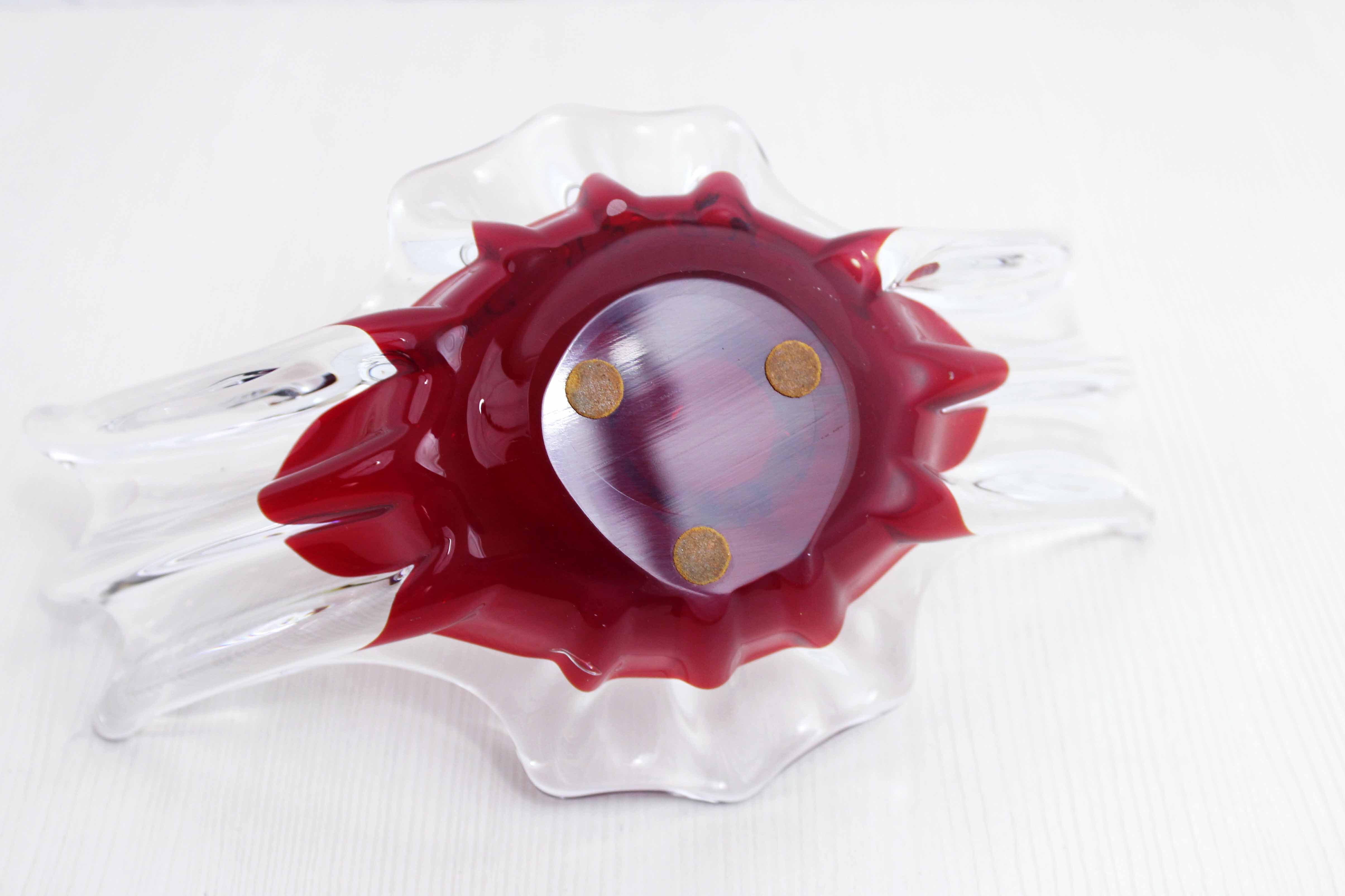 Empty vintage glass pocket