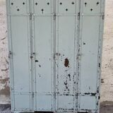 Old metal locker with 4 doors