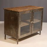 Armoire industrielle en fer forgé des années 1950, Tchécoslovaquie