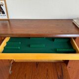 Vintage Danish Highboard teak and oak