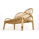 Small Italian rattan sofa from the 60s.