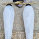 Pair of wall lamps, brass and opaline, vintage, Maison Lunel, 50s