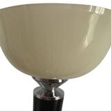 Art Deco lamp "Mazda" wood and glass