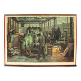 Affiche industrielle tchèque par Frantisek Bilek, années 1950