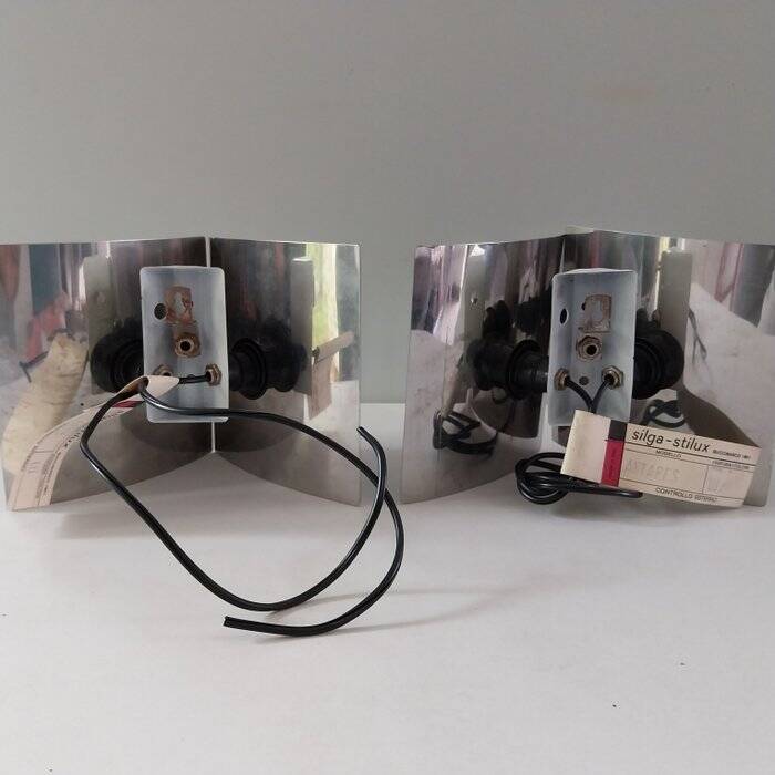 Stilux Milano - Antares chrome metal wall lights