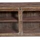 Buffet vitrine étagère en teck birman ancien