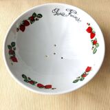 L'Hirondelle porcelain tripod fruit drainer