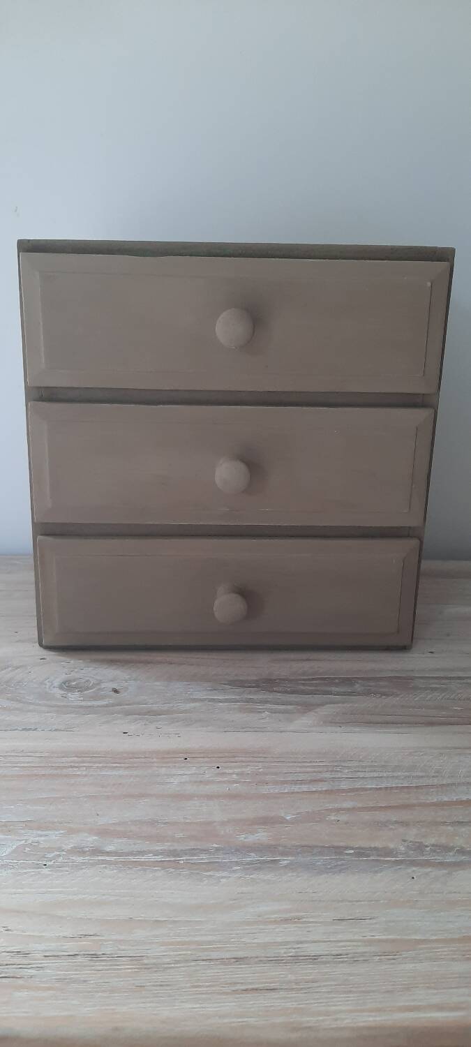 Small haberdashery storage unit