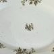 Vintage French Holly Deep Platter, Christmas Serving Dish, Large Oval