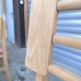 Set de 6 chaises en bois brut
