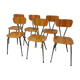 Set of 6 vintage formica chairs