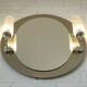 Illuminated Vanity Mirror Vintage Bathroom Wall Mirror from Germany 1980's