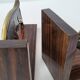 Pair of vintage bulls bookends 1960