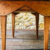 Table d'appoint vintage en bois , circa 50's