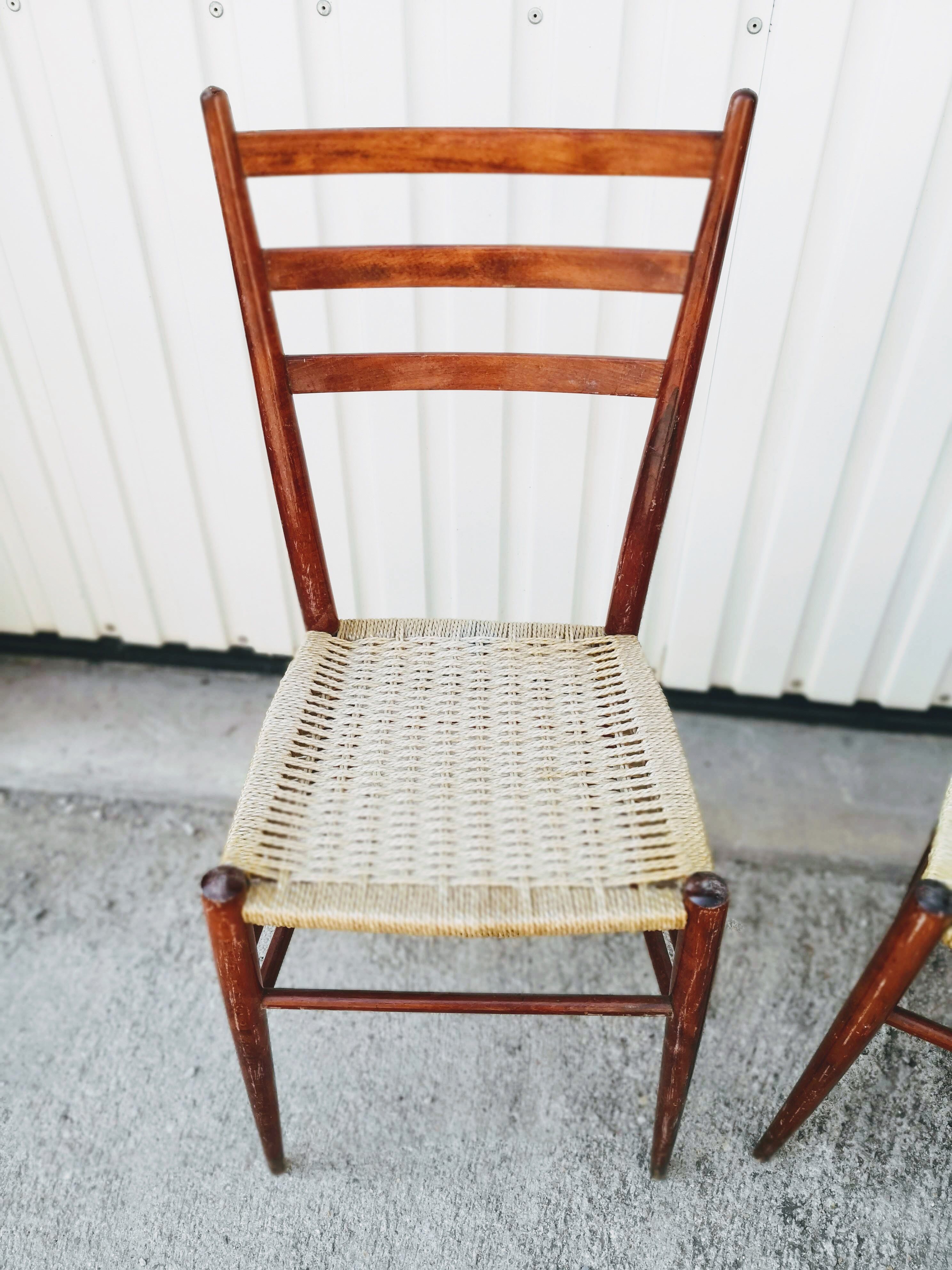 Pair of vintage italian chairs