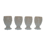 4 glasses pineapple