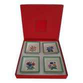 Set of 4 Lancel empty pockets