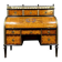 Important cylinder desk from the Louis XVI period in marquetry.