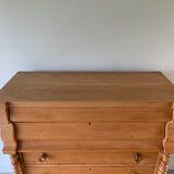 Commode / tiroirs anciens en pin