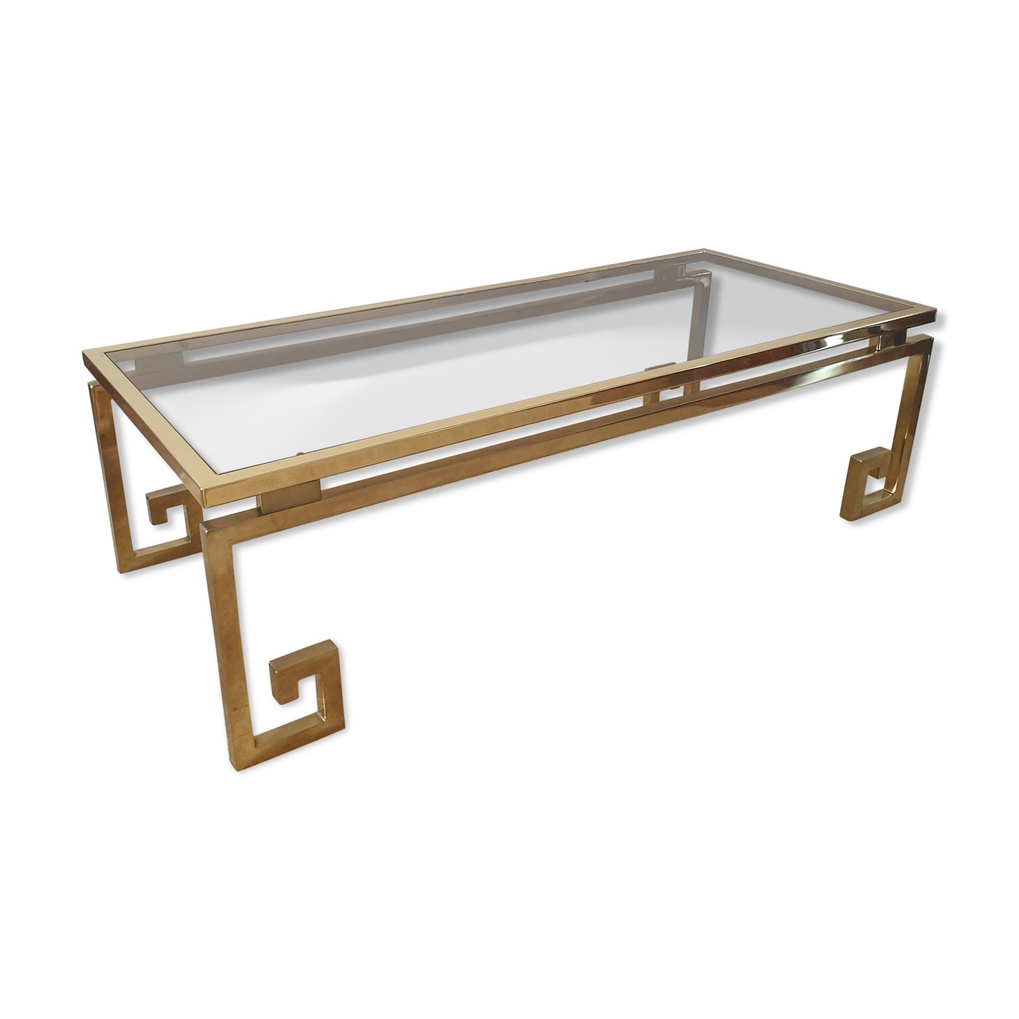 Brass coffee table