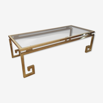 Brass coffee table