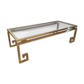 Brass coffee table