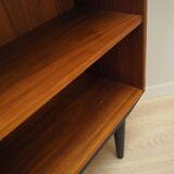 Bibliothèque en teck, design danois, années 1970, production : Danemark