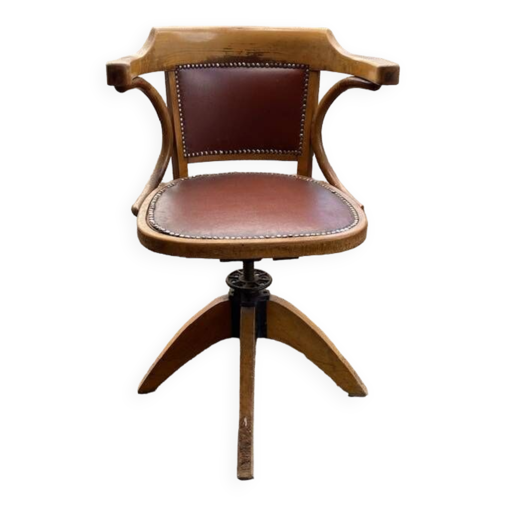 Wooden office chair