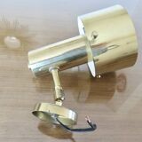 Jo Hammerborg wall lamp in brass, Denmark, 1970s.