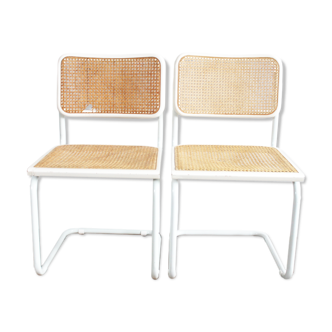 Lot de 2 chaises Marcel Breuer Cesca B32