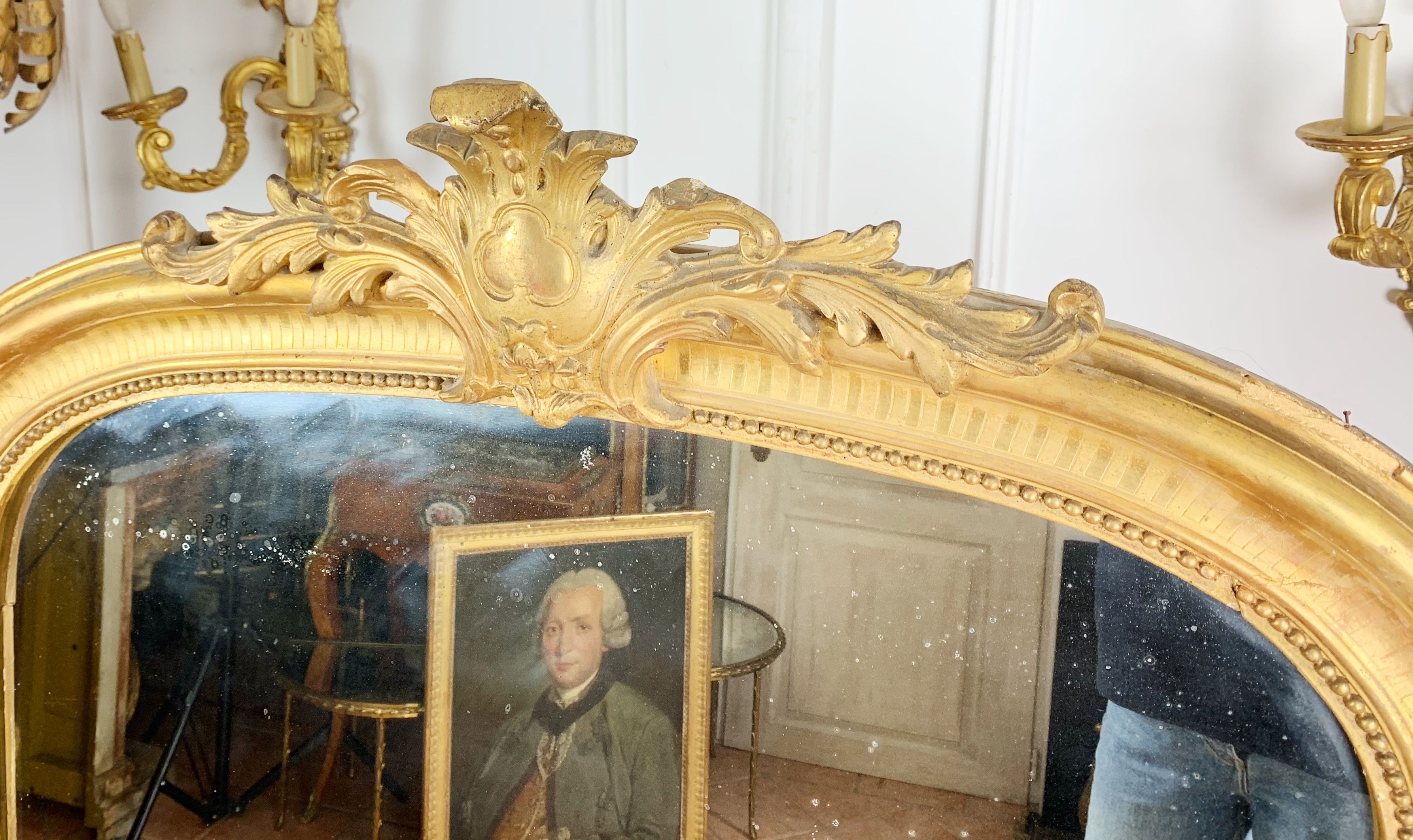 Chimney mirror Napoleon III - 147x99cm