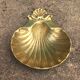 Brass scallop shell